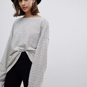 AllSaints Adelise Striped Top